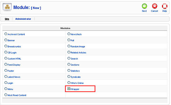 Insert Iframe code in Joomla module-03